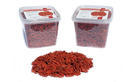 1Kg getrocknete Goji Beeren ungeschwefelt, ungezuckert von Eutrade