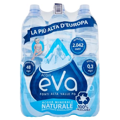 Eva Natürliches Wasser, 1,5 l, 6 Stück von Eva