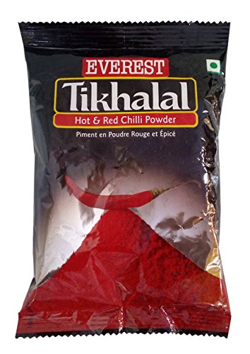 Everest Hot and Red Chilli Powder - Tikhalal 100g Pouch von Everest