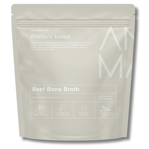 Knochenbrühe Pulver vom Weiderind - 50 Portionen - ca. 81 % Kollagen - Aus Schweden, abgefüllt in Deutschland - Ohne Zusätze, zucker- & laktosefrei - Bone Broth - halal zertifiziert Knochenbrühe Pulver vom Weiderind - 50 Portionen - ca. 81 % Kollagen - Aus Schweden, abgefüllt in Deutschland - Ohne Zusätze, zucker- & laktosefrei - Bone Broth - halal zertifiziert von Everstack