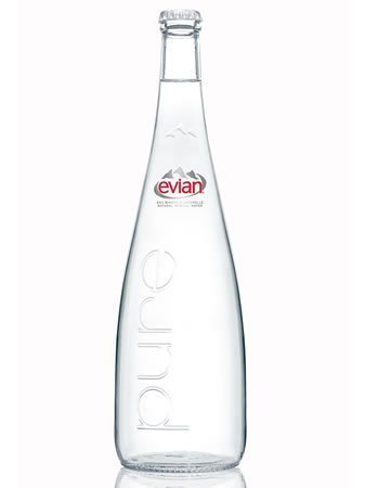 Evian (Evian) Flasche Mineralwasser 750ml Flasche X12 von evian