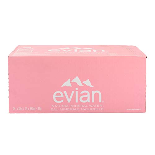 Evian Mineralwasser 1-Weg 24 Verschlussflaschen x 33 cl von Evian