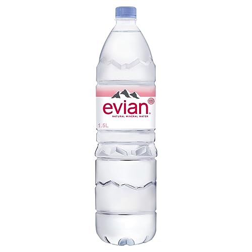 Evian Mineralwasser 6 PET-Flaschen x 1,5 Liter von Evian