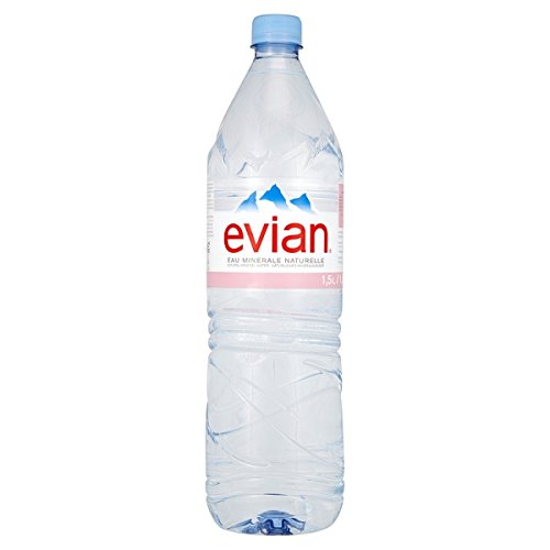 Evian Mineralwasser Still, 1,5 l, 24 Stück von Evian