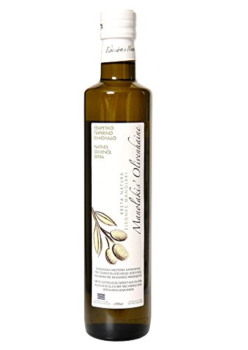 KretaNatura Natives Olivenöl extra Kaltgepresst & Filtriert | 100% natürliches & reines Olivenöl für Feinschmecker - Kreta, Griechenland | sortenreine Koroneiki Oliven | 1er Pack (1 x 500 ml) von KretaNatura