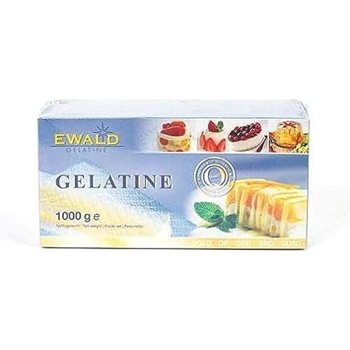 Blatt-Gelatine - Gold, 210 Bloom, 1 kg, ca.500 St von Ewald Gelatine GmbH