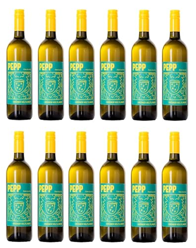 12x 0,75l - Ewald Gruber - Green! PEPP - Grüner Veltliner - Weinviertel - Österreich - Weißwein trocken von Ewald Gruber