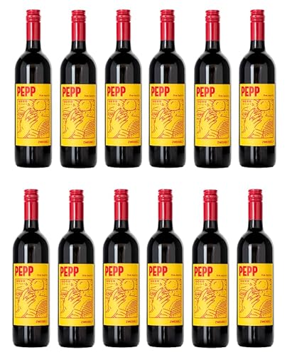 12x 0,75l - Ewald Gruber - Red! PEPP - Blauer Zweigelt - Weinviertel - Österreich - Rotwein trocken von Ewald Gruber