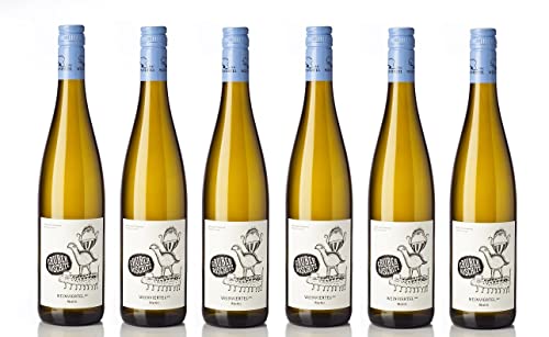 6x 0,75l - Ewald Gruber - Röschitz - Grüner Veltliner - Weinviertel DAC - Österreich - Weißwein trocken von Ewald Gruber