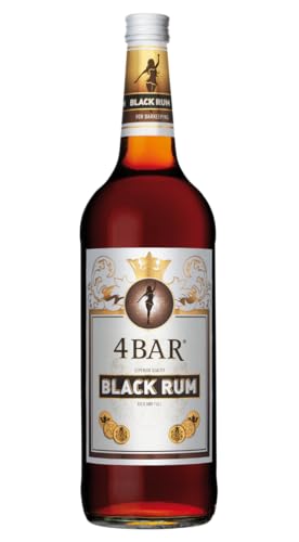 4 Bar Black Rum 37,5% 6x1Liter von Exclusiv