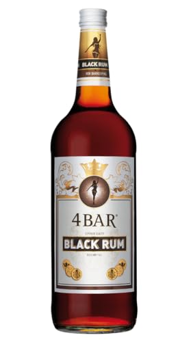 4 Bar Black Rum 37,5% 6x1Liter 4 Bar Black Rum 37,5% 6x1Liter von Exclusiv