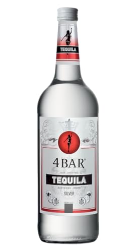 4 Bar Tequila Silver 38% 6x1Liter von Exclusiv