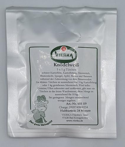 VIERKA-Knödel-Weiß, 5x1 g Tütchen von Exclusiv