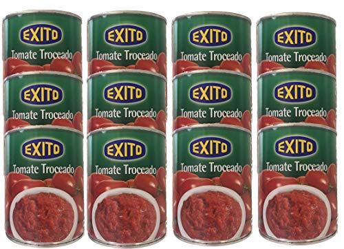 Exito Tomaten schneiden, 1 kg Dosen [PACK 12 EINHEITEN] von Éxito