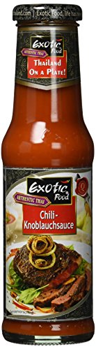 Exotic Food Chilisauce, Sriracha, Knoblauch, 6er Pack (6 x 250 g) von Exotic Food