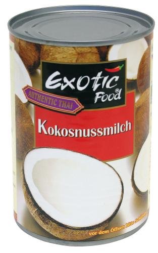 Exotic Food Kokosmilch, 12er Pack (12 x 400 ml Dose) von Exotic Food