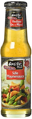 Exotic Food Pflaumensauce, süß, 6er Pack (6 x 250 g) von Exotic Food