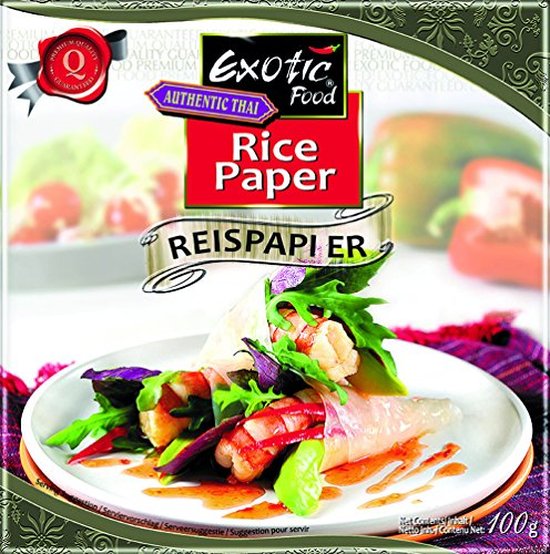 Exotic Food Reispapier Rund Teigblätter, 8er Pack (8 x 100 g) von Exotic Food