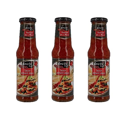 Set mit 3 weichen Chili-Saucen – Flasche 250 ml. von Exotic Food