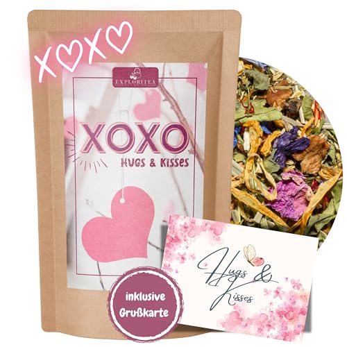 "XOXO – von Herzen für dich" - Best friends Geschenk für die beste Freundin Freund Teegeschenk Herzensmensch Galentines Day für den besonderen Menschen, dem Du Liebes wünscht - Liebesgruß Tee "XOXO – von Herzen für dich" - Best friends Geschenk für die beste Freundin Freund Teegeschenk Herzensmensch Galentines Day für den besonderen Menschen, dem Du Liebes wünscht - Liebesgruß Tee von Exploritea
