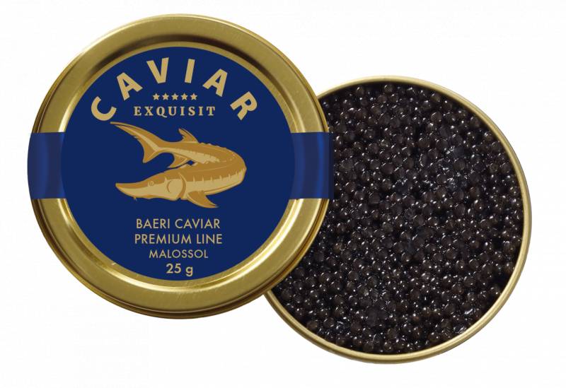 Exquisit BAERI CAVIAR Premium Linie Malossol, 25g von Exquisit