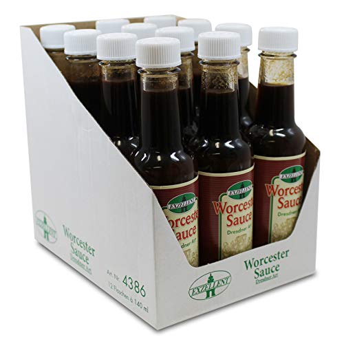 12er Pack Exzellent Worcester Sauce Dresdner Art (12 x 140 ml), Worcestersauce, Würzsoße, Gewürzsoße von Accpo