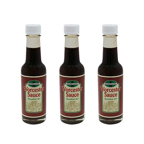 3er Pack Exzellent Worcester Sauce Dresdner Art (3 x 140 ml), Worcestersauce, Würzsoße, Gewürzsoße von Exzellent