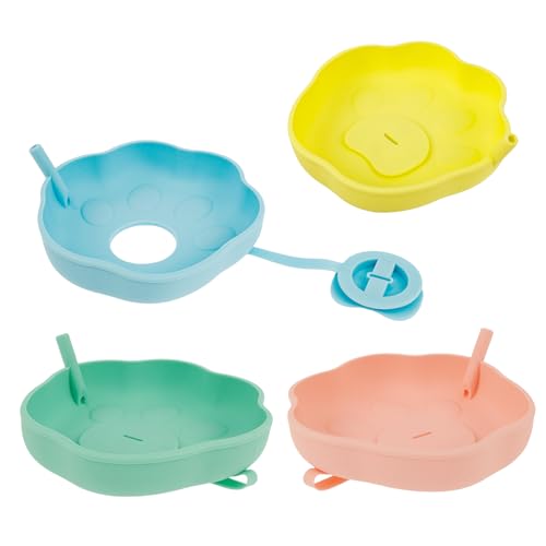 4 Stück Tropffrei Eis Am Stiel-Halter Wiederverwendbare, Eishalterung Kinder Silikon 4 x Farben Bpa-Frei, mit Strohhalm 3 cm Eingebaut Schlitz, für Kleine Kinder 4 Stück Tropffrei Eis Am Stiel-Halter Wiederverwendbare, Eishalterung Kinder Silikon 4 x Farben Bpa-Frei, mit Strohhalm 3 cm Eingebaut Schlitz, für Kleine Kinder von Eyoulife