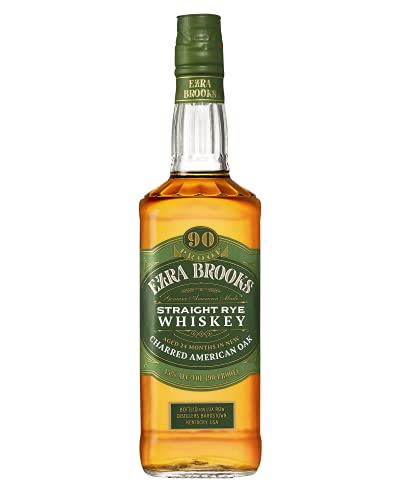 Ezra Brooks Straight Rye Whiskey | Rye Whiskey aus dem Herzen Kentuckys | Intensiver Geschmack von Schokolade, Leder & Vanille | 1 x 700ml Ezra Brooks Straight Rye Whiskey | Rye Whiskey aus dem Herzen Kentuckys | Intensiver Geschmack von Schokolade, Leder & Vanille | 1 x 700ml von Ezra Brooks