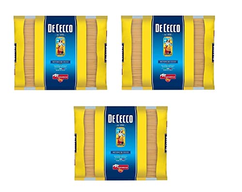 3x De Cecco Spaghettoni n°412 Pasta di Semola di Grano Duro Hartweizengrieß Pasta 100% Italienische Pasta Längliche Pasta Packung mit 3Kg 3x De Cecco Spaghettoni n°412 Pasta di Semola di Grano Duro Hartweizengrieß Pasta 100% Italienische Pasta Längliche Pasta Packung mit 3Kg von F.lli De Cecco