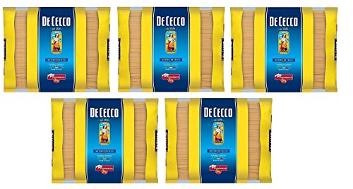 5x De Cecco Spaghettoni n°412 Pasta di Semola di Grano Duro Hartweizengrieß Pasta 100% Italienische Pasta Längliche Pasta Packung mit 3Kg 5x De Cecco Spaghettoni n°412 Pasta di Semola di Grano Duro Hartweizengrieß Pasta 100% Italienische Pasta Längliche Pasta Packung mit 3Kg von F.lli De Cecco