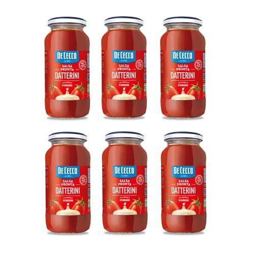 6x De Cecco Salsa Pronta Datterini con Cipolla di Giarratana Tomatensauce Fertigsauce mit Zwiebel von Giarratana 300g 6x De Cecco Salsa Pronta Datterini con Cipolla di Giarratana Tomatensauce Fertigsauce mit Zwiebel von Giarratana 300g von F.lli De Cecco