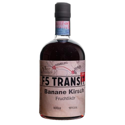 Banane Kirsch Likör 0.5l (18% Vol) No. 5531 - DDR Edition - F5 Transit von F5