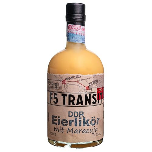 DDR Eierlikör MARACUJA 0.5l (18% Vol) No. 5598 - DDR Edition | F5 Transit | Eierlikör nach DDR-Rezept | F5 Festival von F5