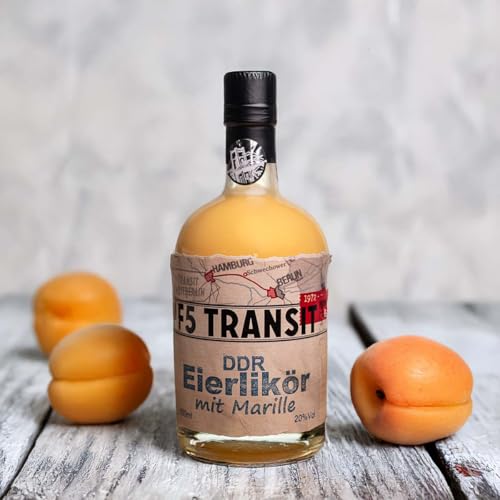 DDR Eierlikör mit MARILLE 0.5l (20% Vol) No. 5585 - DDR Edition | F5 Transit | Eierlikör nach DDR-Rezept von F5