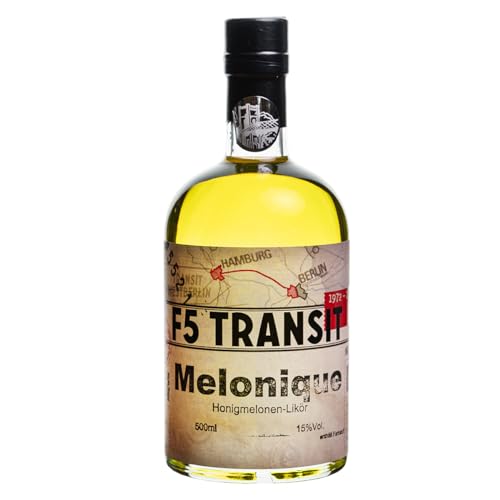 Melonique Likör 0.5l (15% Vol) No. 5521 fruchtiger Honigmelone-Likör - F5 Transit von F5