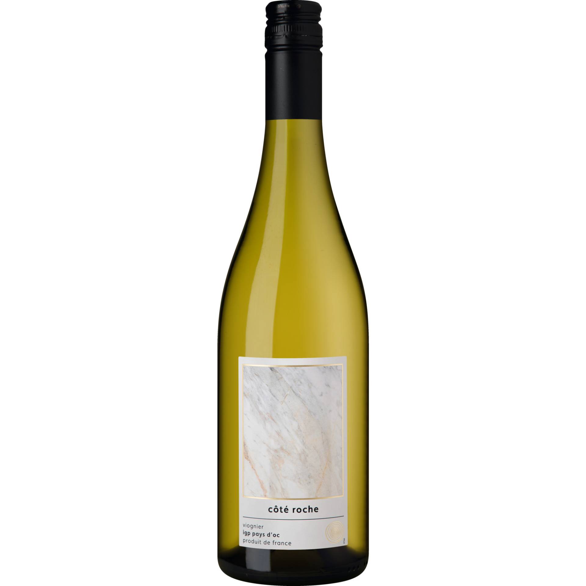 Côte Roche Viognier, Pays d'Oc IGP, Languedoc-Roussillon, 2021, Weißwein von F71570-084 pour Boutinot 71570-487, France