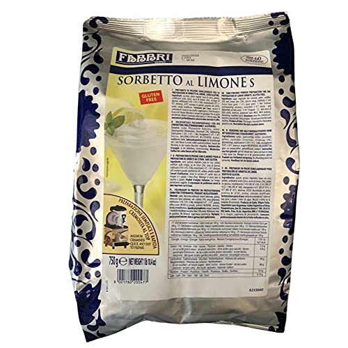 FABBRI 1905 LEMON S SORBET PULVER ZUBEREITUNG 750G 60 PORTIONEN GLUTENFREI FABBRI 1905 LEMON S SORBET PULVER ZUBEREITUNG 750G 60 PORTIONEN GLUTENFREI von Fabbri 1905