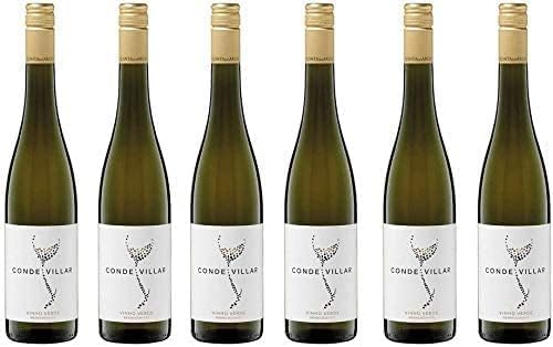 Vinho Verde Conde Villar Branco 2023 | Quinta das Aktas | Weißwein aus Portugal | trocken | 6 x 0,75l von FABELHAFTE GESCHENKE