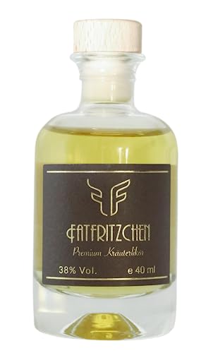 FatFritzchen Mini Premium Kräuterlikör (0.04 l 38% Vol.) von FATFRITZ