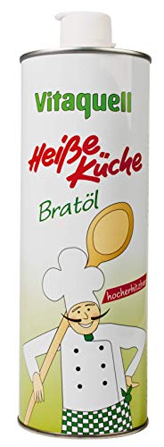 Vitaquell Heiße Küche Bratöl, 1000 ml zum Kochen oder Frittieren von Vitaquell