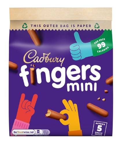 Cadbury Mini Fingers Biscuits Bag| 6 x 19.3g von Cadbury