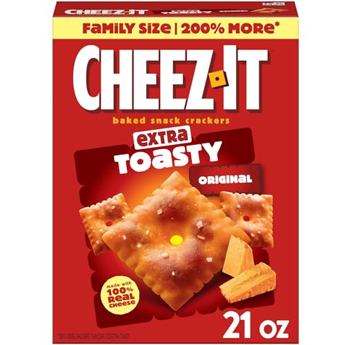 Cheez-It Baked Snack Cheese Crackers Extra Toasty| 21 Ounce von FENRIR