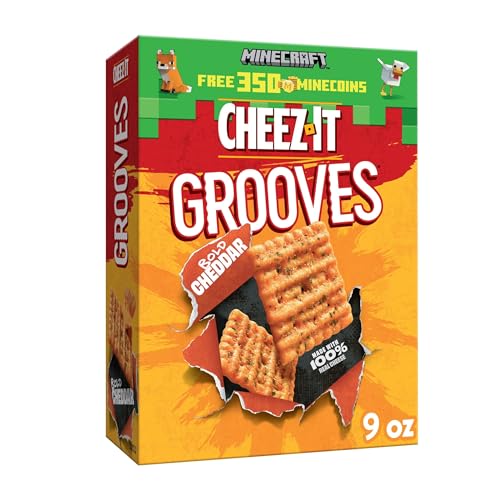 Cheez-It Grooves Crispy Cheese Cracker Chips| Original Cheddar| 9 oz Box von FENRIR