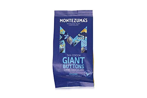 Montezumas Chocolate Organic Giant Buttons Bags (Dark Buttons) (4 x 180g) von FENRIR