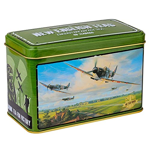 New English Teas Spitfire Tea Tin with 40 English Breakfast Teabags|RS80 von New English Teas