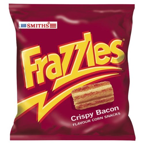 Smiths Frazzles Crispy Bacon Flavour Corn Snacks - Pack of 30 von Smiths
