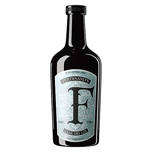 Ferdinand's | Saar Dry Gin | 500 ml | Über 30 fein abgestimmte Botanicals | Mit feinstem Saar Riesling infundiert | Höchster Trinkgenuss von FERDINAND'S