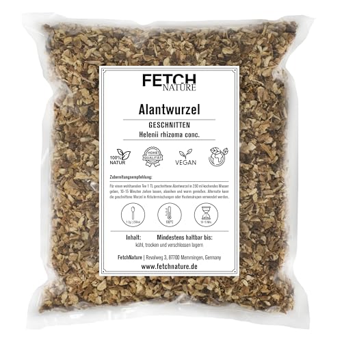 Alantwurzel – Getrocknet & grob geschnitten – Naturbelassen & aromatisch – 500g oder 1kg Aromabeutel – FETCH NATURE (M - 500g) von FETCHNATURE