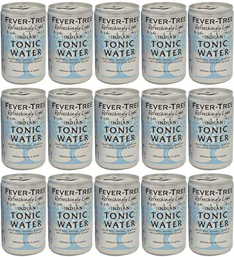 Fever-Tree Refreshingly Light Premium Indian Tonic Water 15 x 150ml Cans von FEVER-TREE